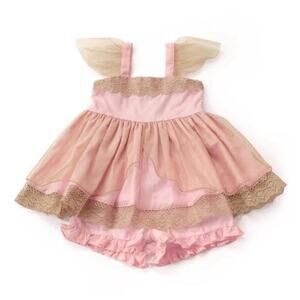 Wildling by Well Dressed Wolf WDW Pink Princess Tunic Set Size 8 NWT